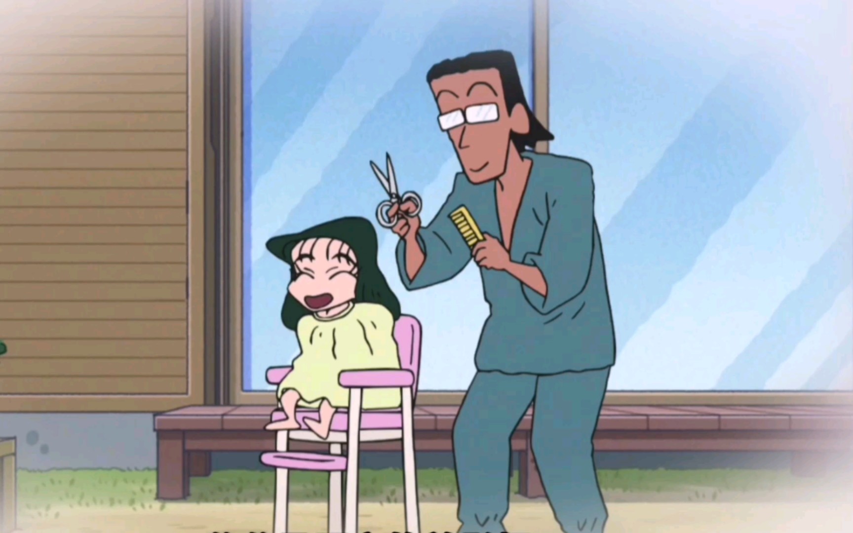 【蜡笔小新】小新和娜娜子姐姐一起去美容院哦