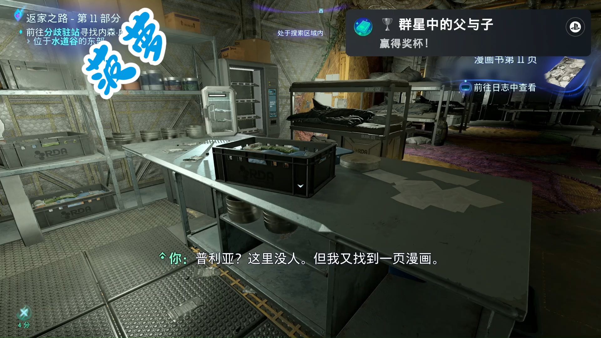 菠萝(ps5)【阿凡达:潘多拉边境】群星中的父与子 收集所有寻宝漫画 第