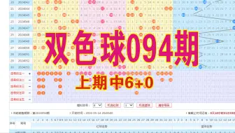 Download Video: 双色球094期数据分析