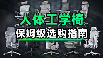 【无恰饭】2025年人体工学椅推荐，300-3500元价位选购清单，京东京造、西昊、黑白调、保友、永艺、Ergomax