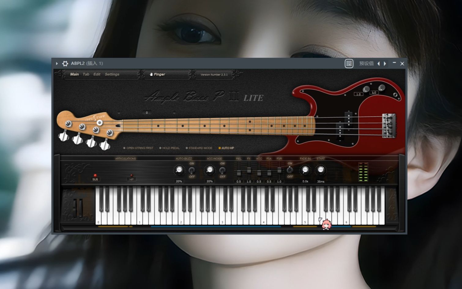 【编曲免费音源】贝斯 ample bass p lite