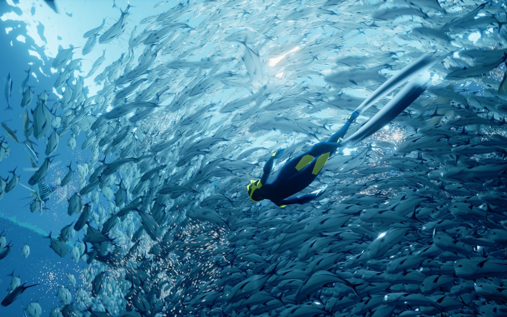 [图]【智慧之海】《ABZÛ》唯美又治愈的海底世界探险 全流程游玩实况