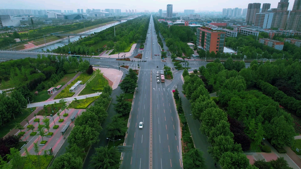 实拍中原西路街景