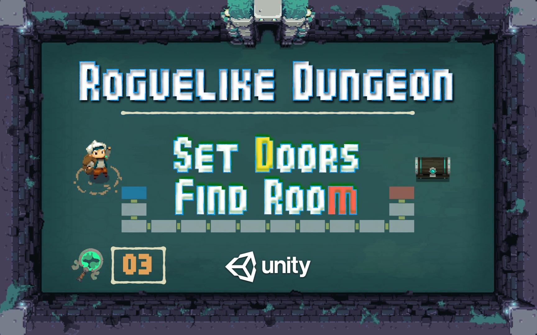 Unity教程:制作Roguelike随机地下城03.设置门&优化最终房间的选择!哔哩哔哩bilibili