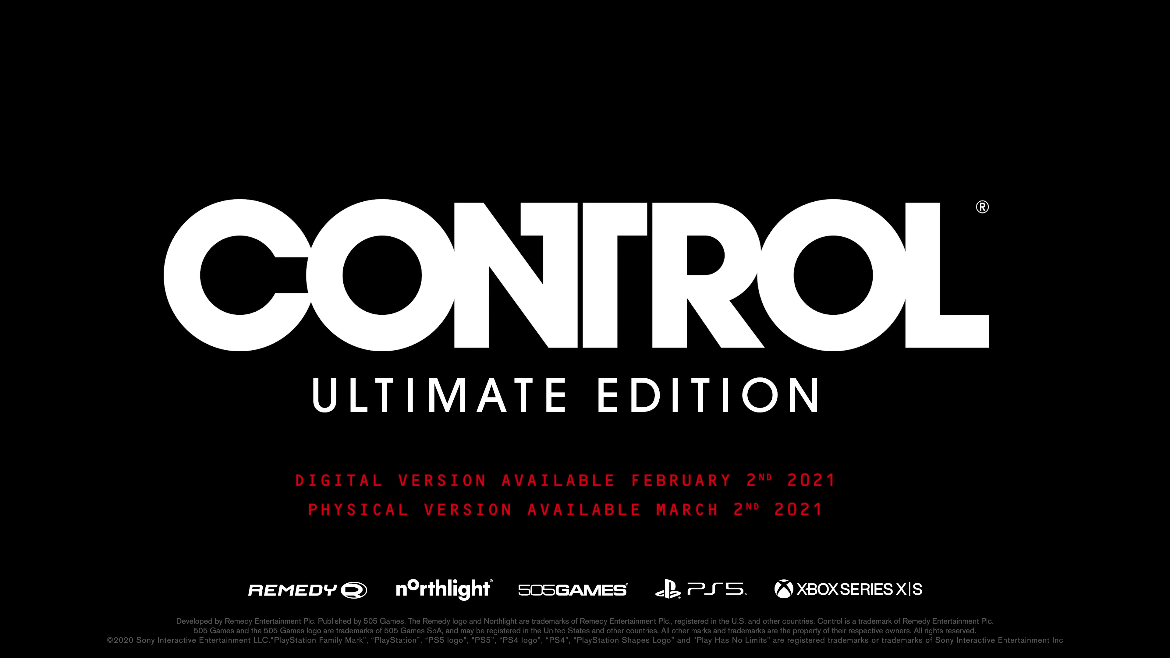 control ultimate edition - official next-gen teaser trailer