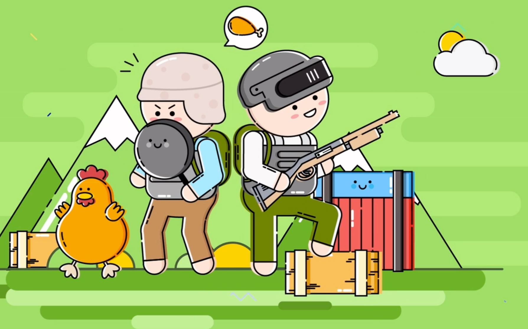 《吃鸡战局观12》打不打的中不说,气势上不能输