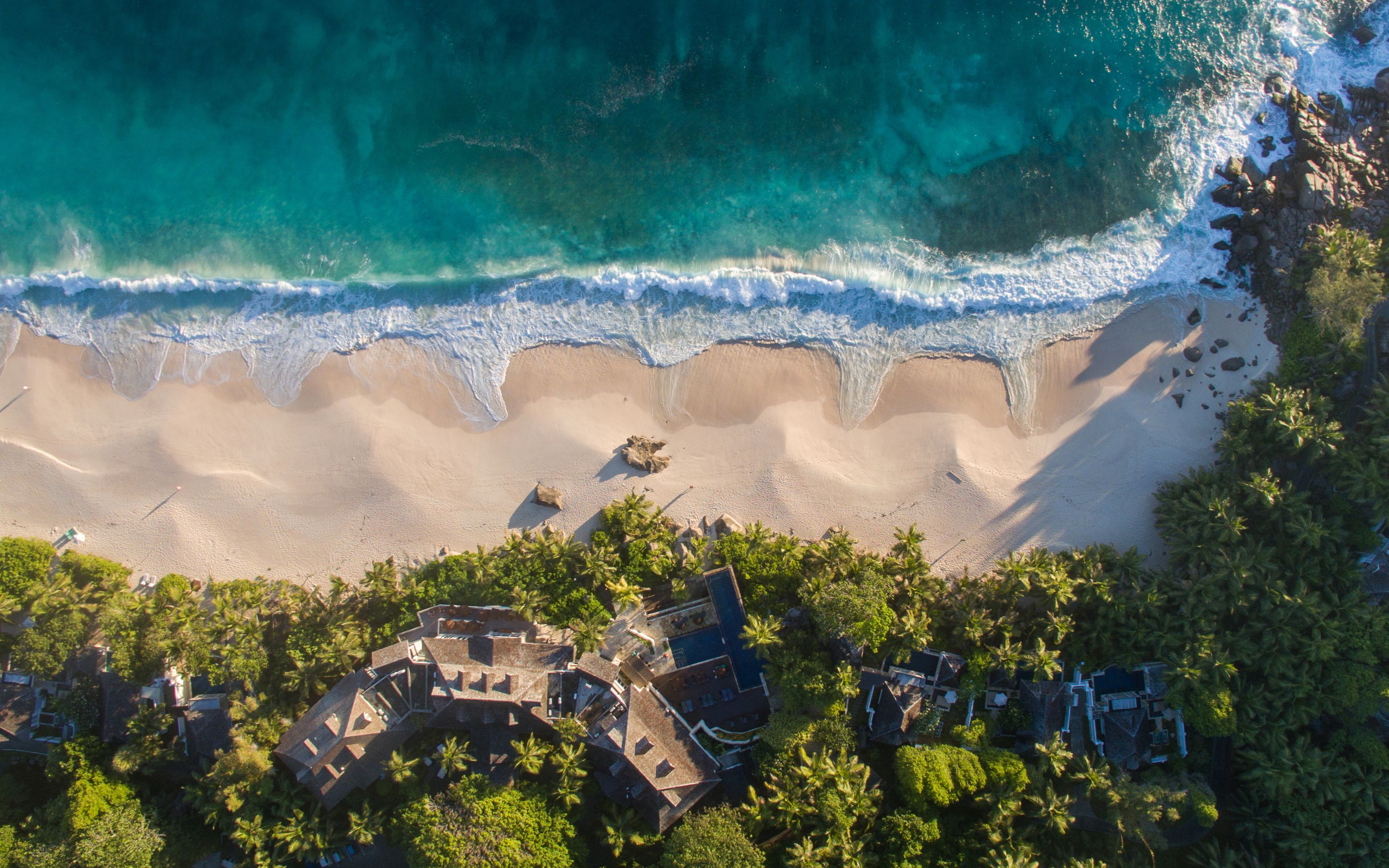 anse intendance海滩航拍2