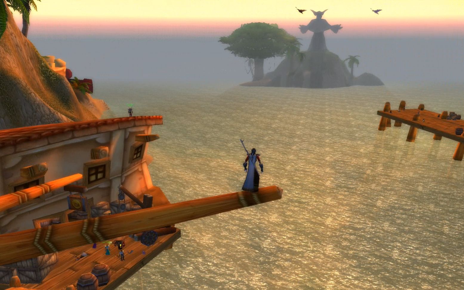 【7月暑假打卡挑战】藏宝海湾一日游~累了投个宿!——魔兽世界魔兽60