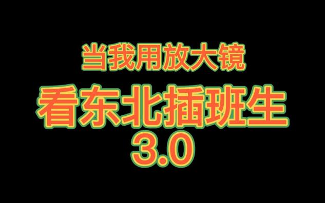 当我用放大镜看东北插班生3.0哔哩哔哩bilibili