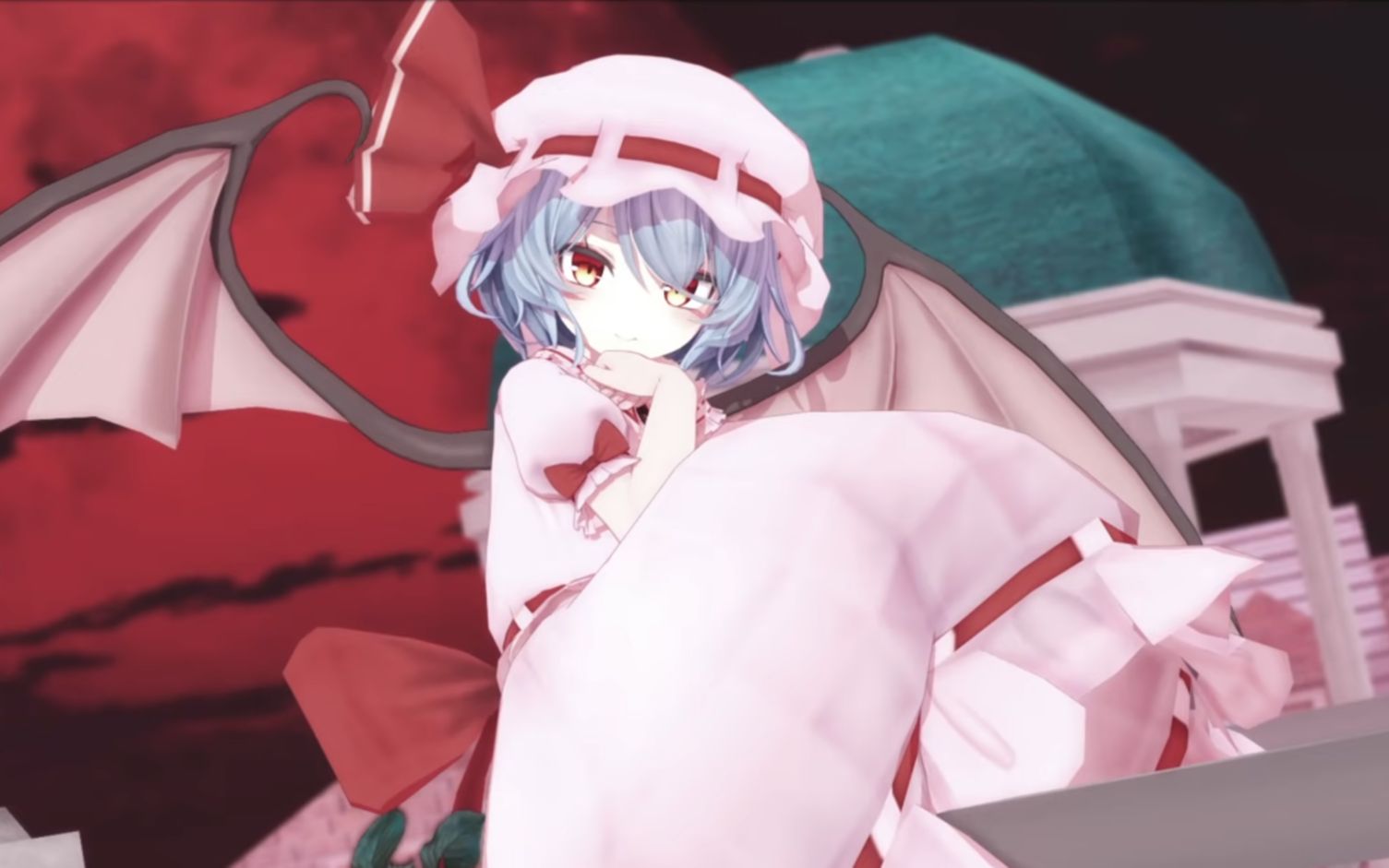 【东方mmd中文内嵌】蕾米莉亚在耳边低语的动画_哔哩哔哩_bilibili