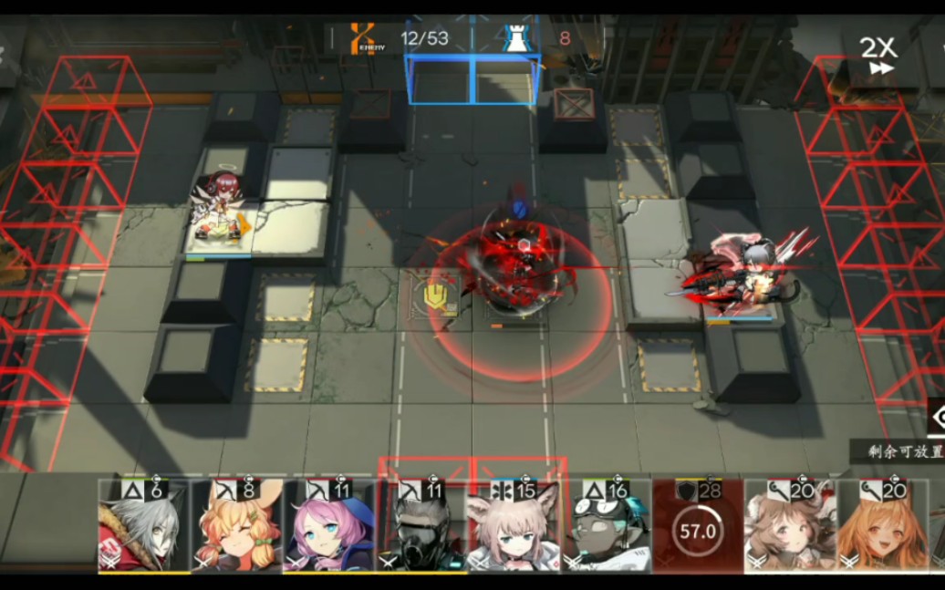 【明日方舟】刻俄柏的灰覃迷境普通难度墓碑,战术的过载直接带走.