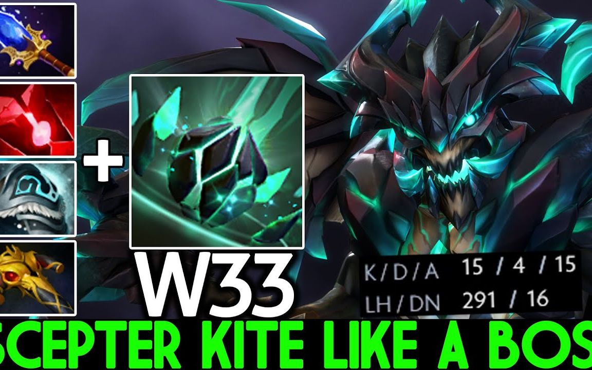 【dota2】w33&黑鸟 15分钟就具有如此强大的压迫力!