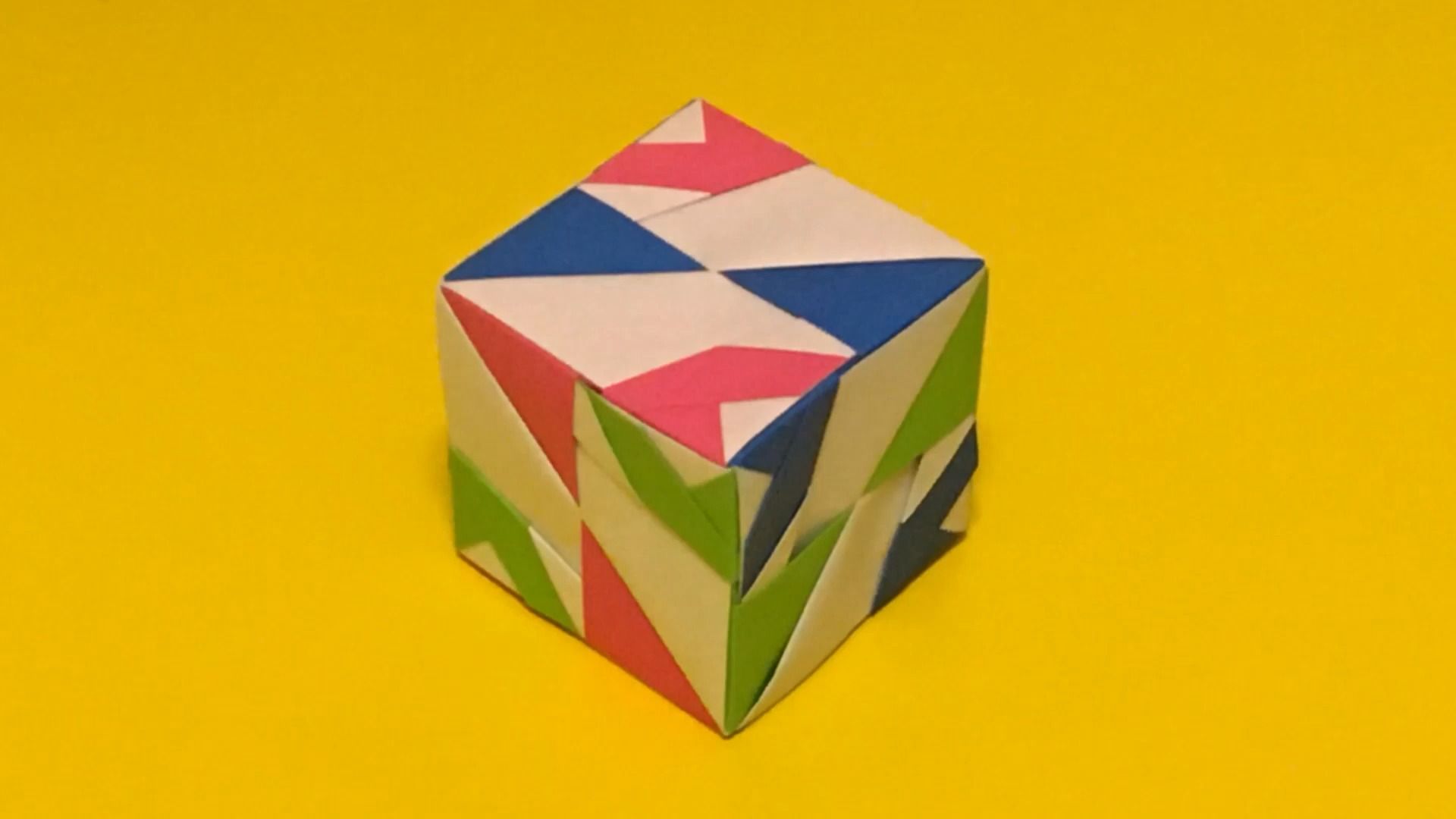 方块折纸教程图片