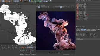 【C4D&X-particles教程】创建星云教程
