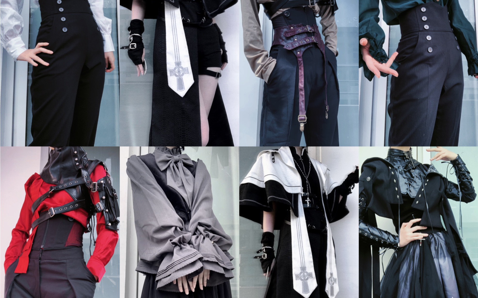 无性别哥特人一年份的穿搭!你最喜欢哪一套呢?
