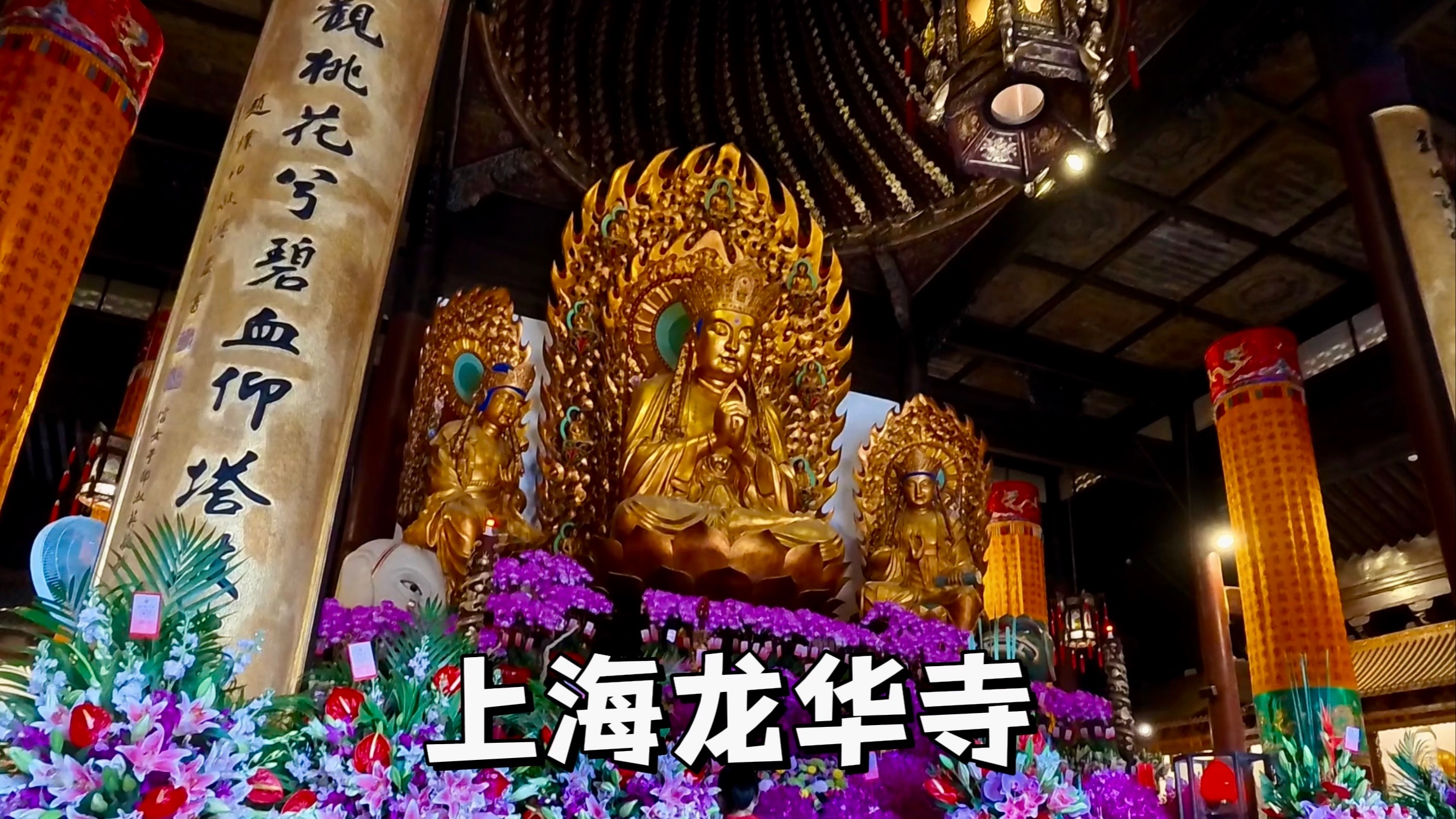 上海龙华寺,好多本地人都会去的一座热闹寺院,内有和尚不要门票哔哩哔哩bilibili