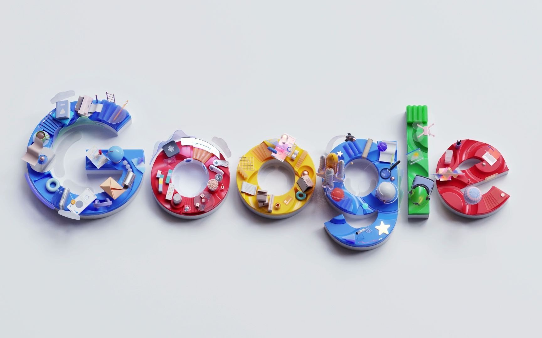 [图]【三维动画】Google LOGO创意品牌C4D三维动态设计小动画《Google Brand Campaign》76