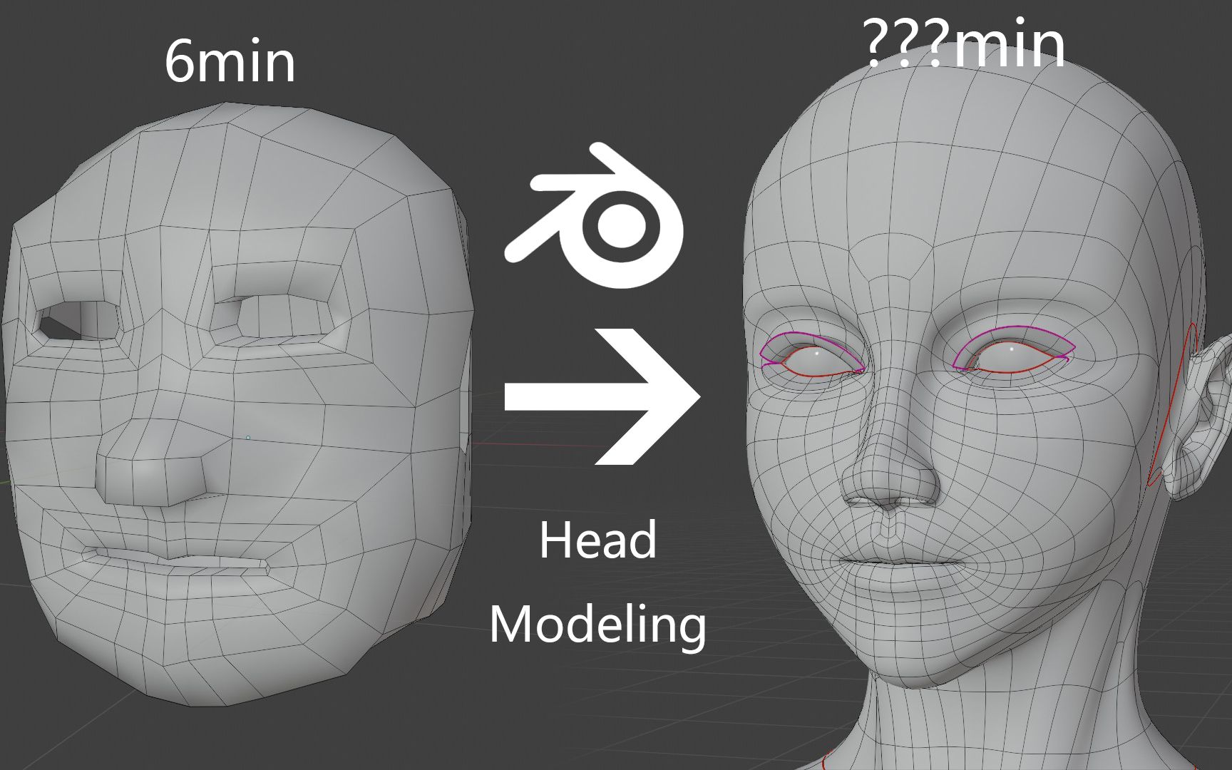 [图]blender基础教程:无需参考图的头部建模法