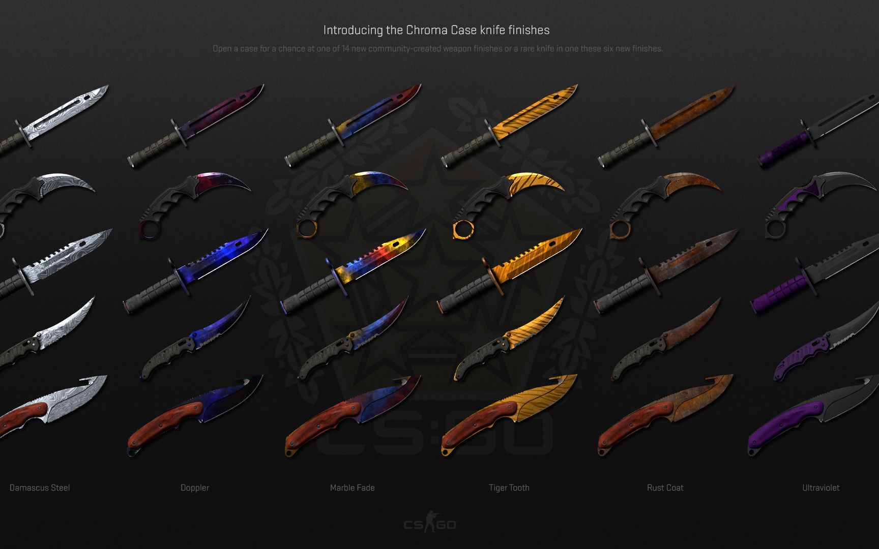 CSGO:全刀种展示（完整）_哔哩哔哩_bilibili