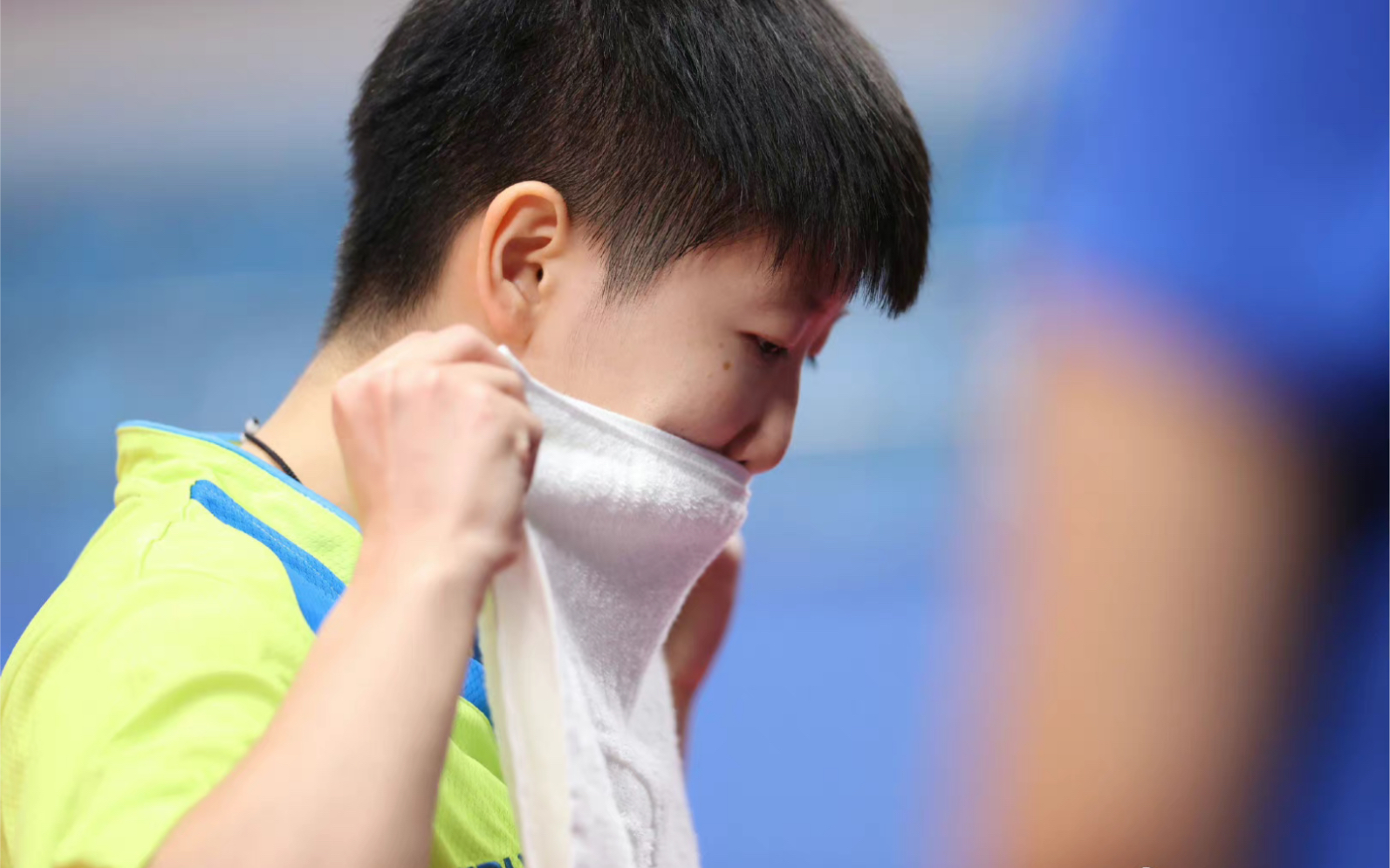 【孙颖莎】2021全运会女团小组赛2轮赛前热身训练cut_哔哩哔哩_bilibi