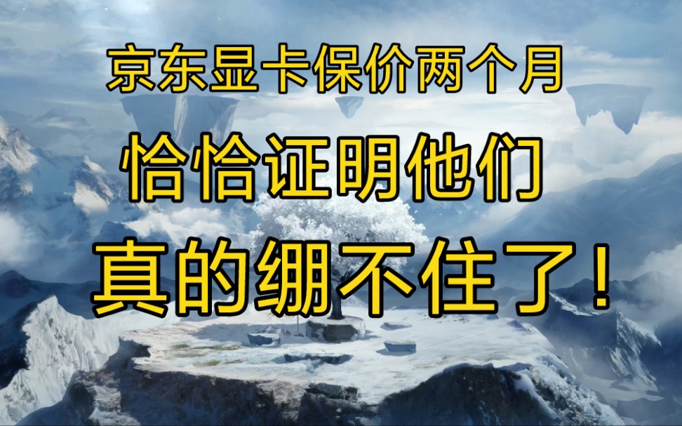 JD显卡从现在保价到618证明厂家真的顶不住了!兄弟们呐,买一张卡吧!再不买又要跌啦!哔哩哔哩bilibili