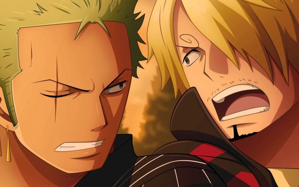 【索隆·山治】草帽团两大主力极致战斗画面(新人自制)