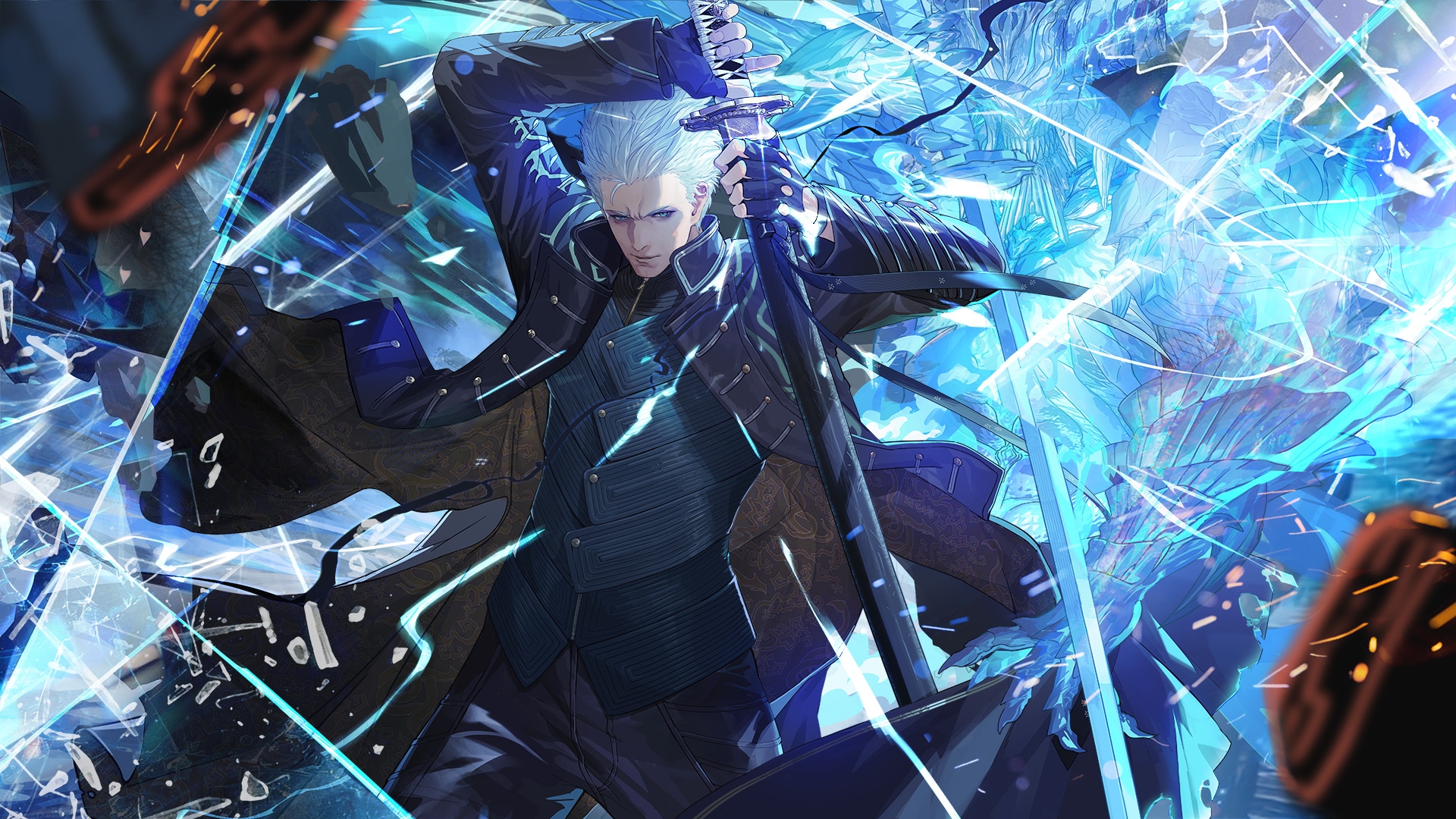 this is power!维吉尔超燃弹刀!