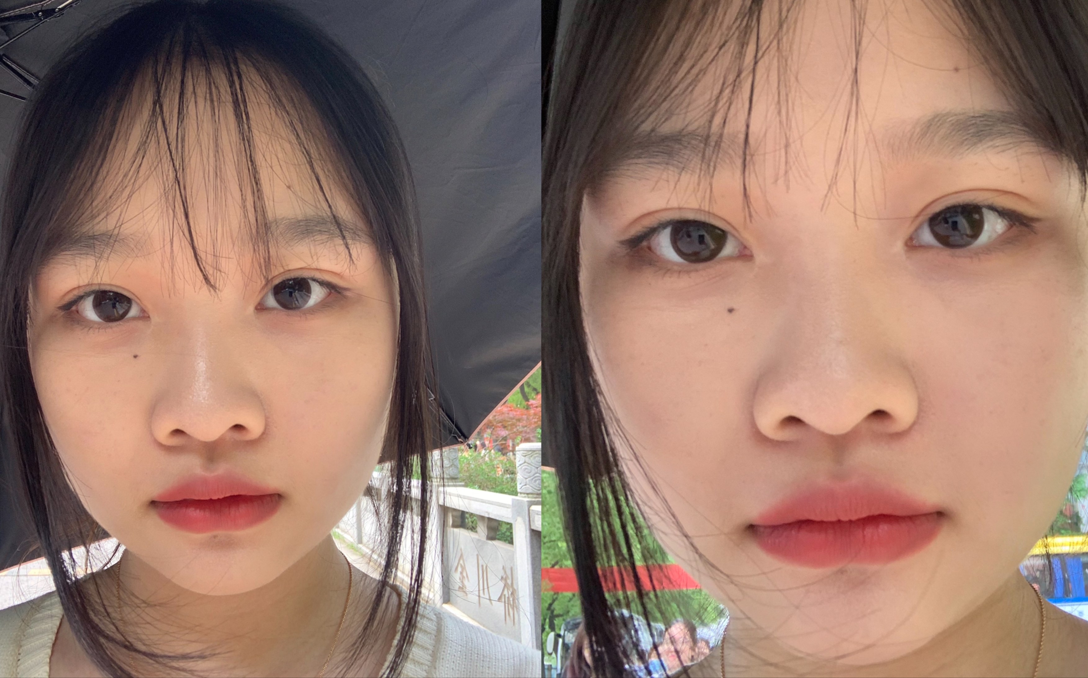 圆脸白月光妆容 | 刘浩存仿妆 | 妈生伪素颜妆_哔哩哔哩_bilibili