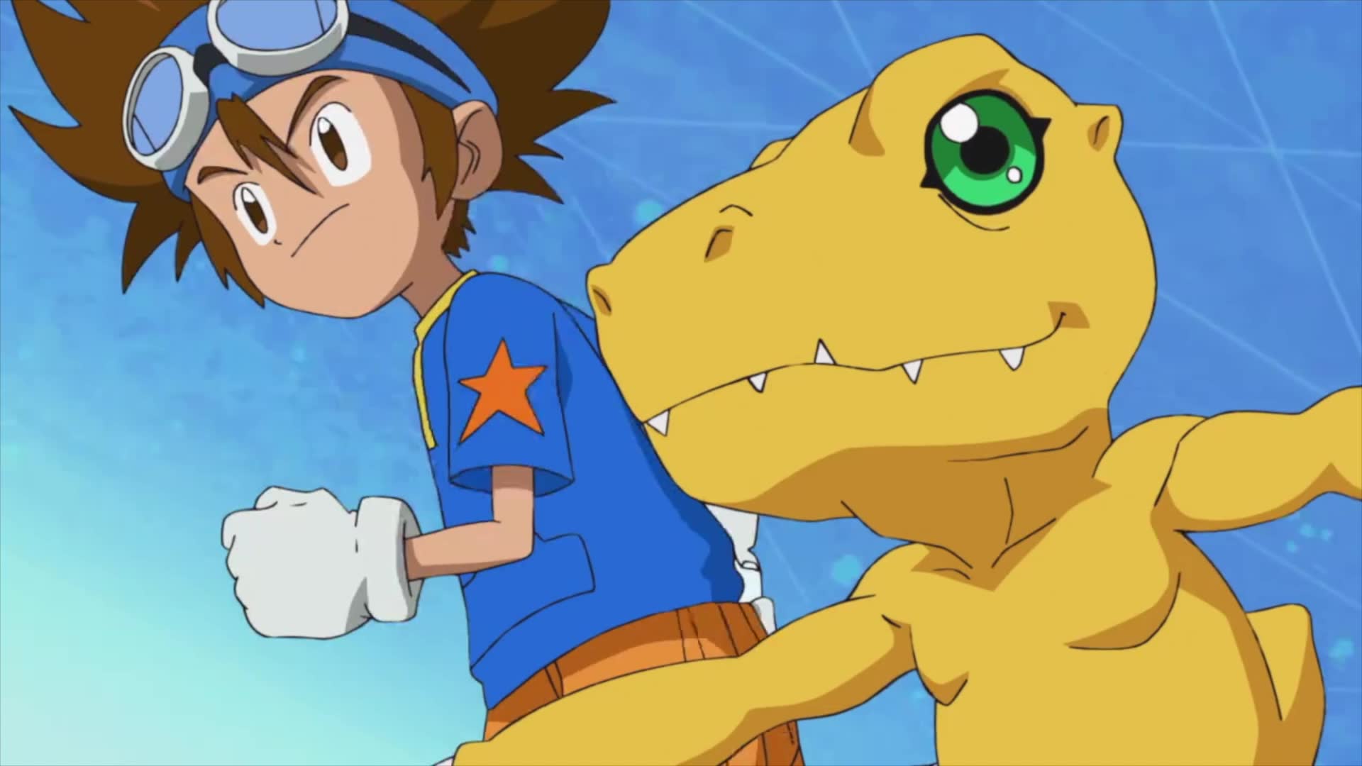 数码宝贝2020重置版第一集第一集亚古兽似乎加强了小型火焰可以当