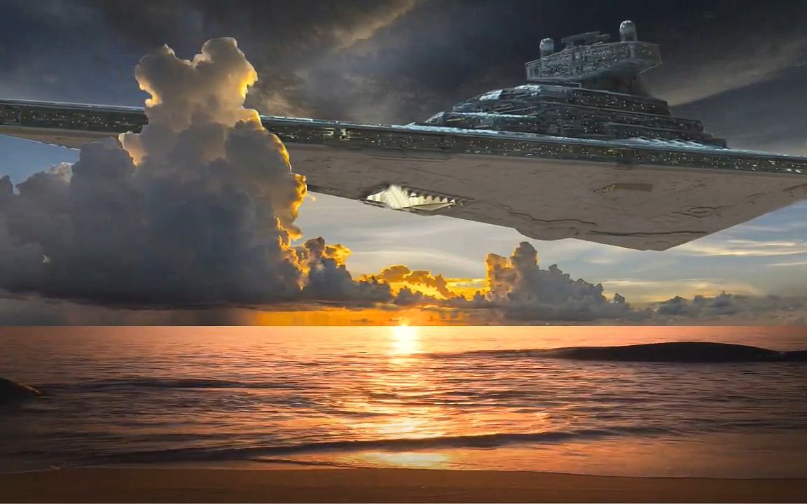 星球大战 歼星舰合成艺术