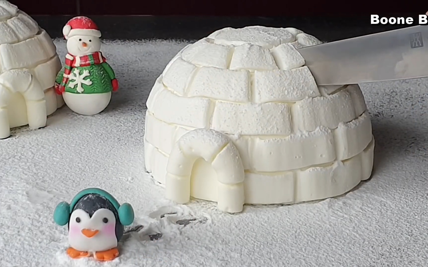 【冰屋蛋糕「中字」】太坏了,因纽特人的房子被做成了蛋糕,让我先咬一