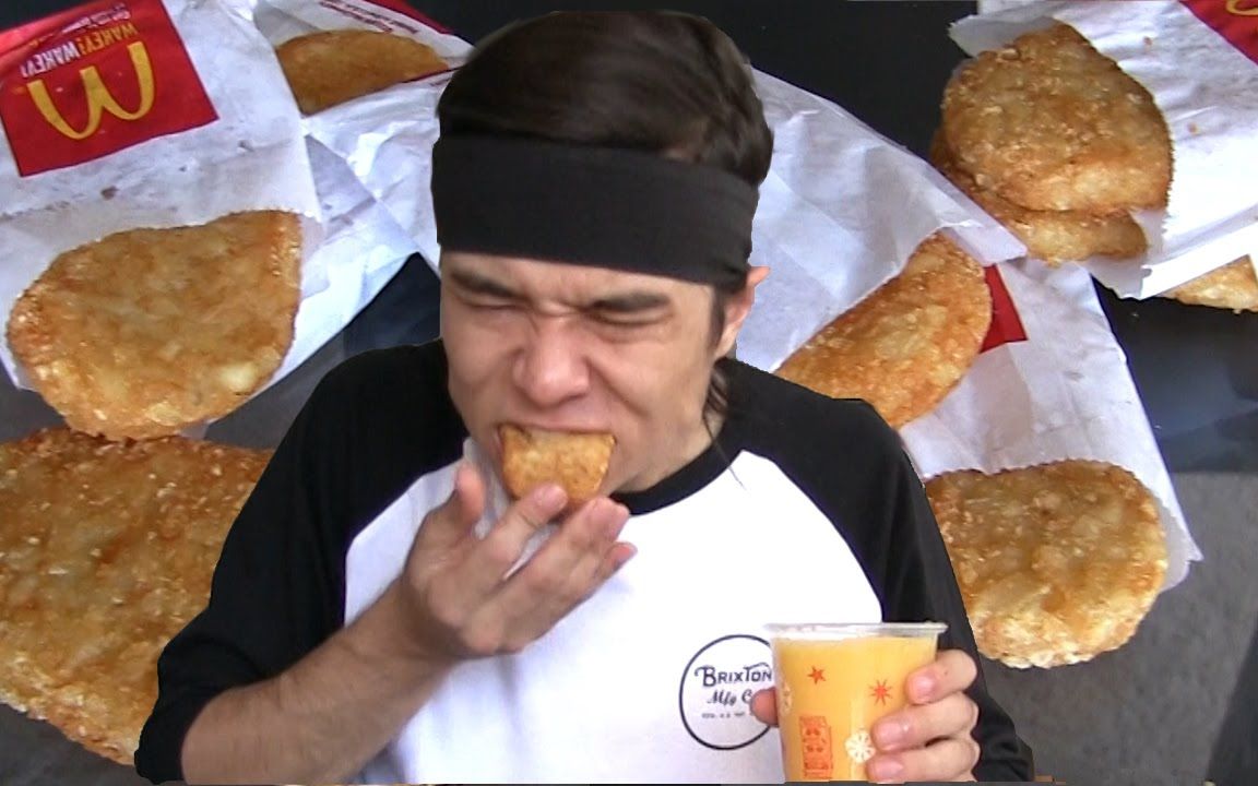 【matt stonie】60秒吃下17个麦当劳薯饼【中字】_哔哩哔哩_bilibili