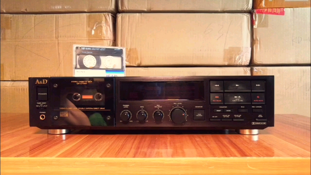 雅佳7000卡座录音机播放《冷冷的秋》