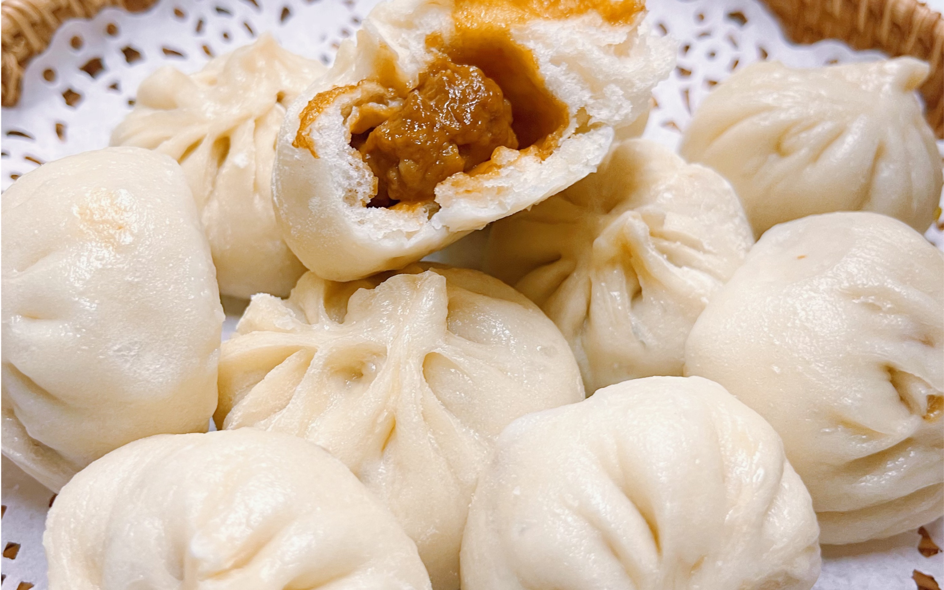 家庭版爆汁鲜肉小笼包 碳水的快乐