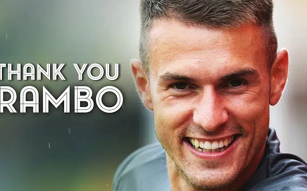 感谢你!阿隆·拉姆塞~by阿森纳youtube官方频道