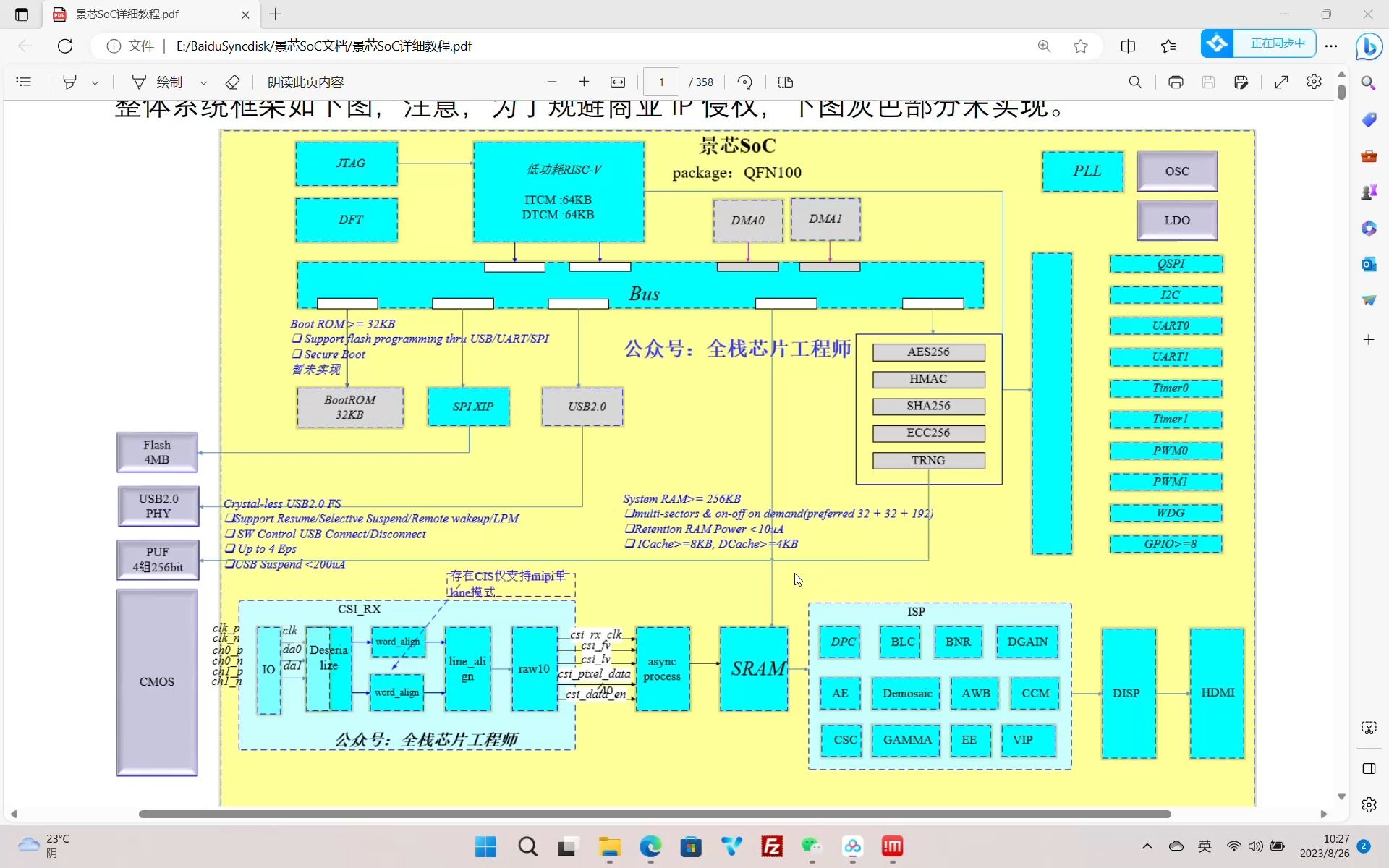 景芯SoC培训2308期SoC架构概述哔哩哔哩bilibili