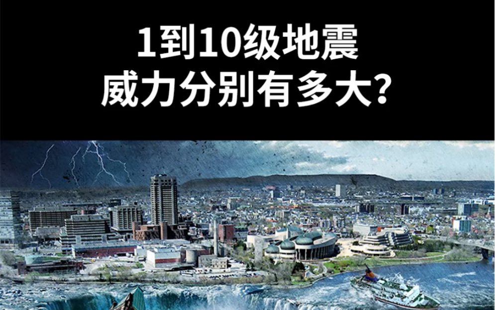 1到10級地震威力竟然差這麼多!你,知道嗎?