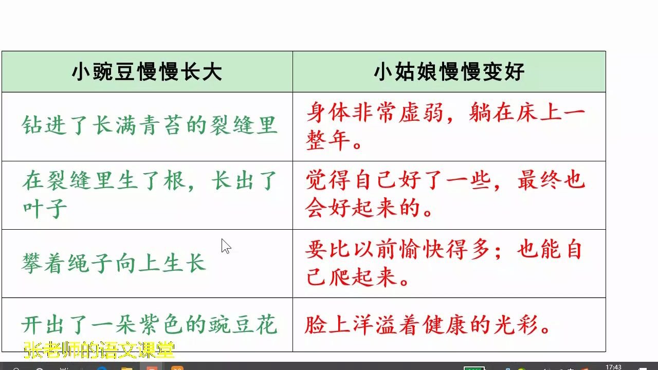 [图]五年级上《一粒豆荚里的五粒豆》，母亲一个细节动作，寄托一份爱