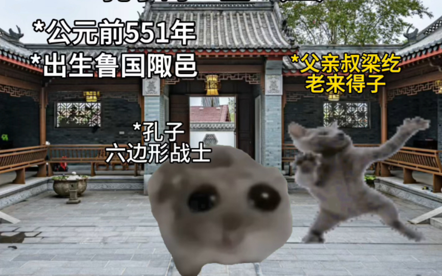 [图]用meme猫的方式看六边形战士孔子的一生