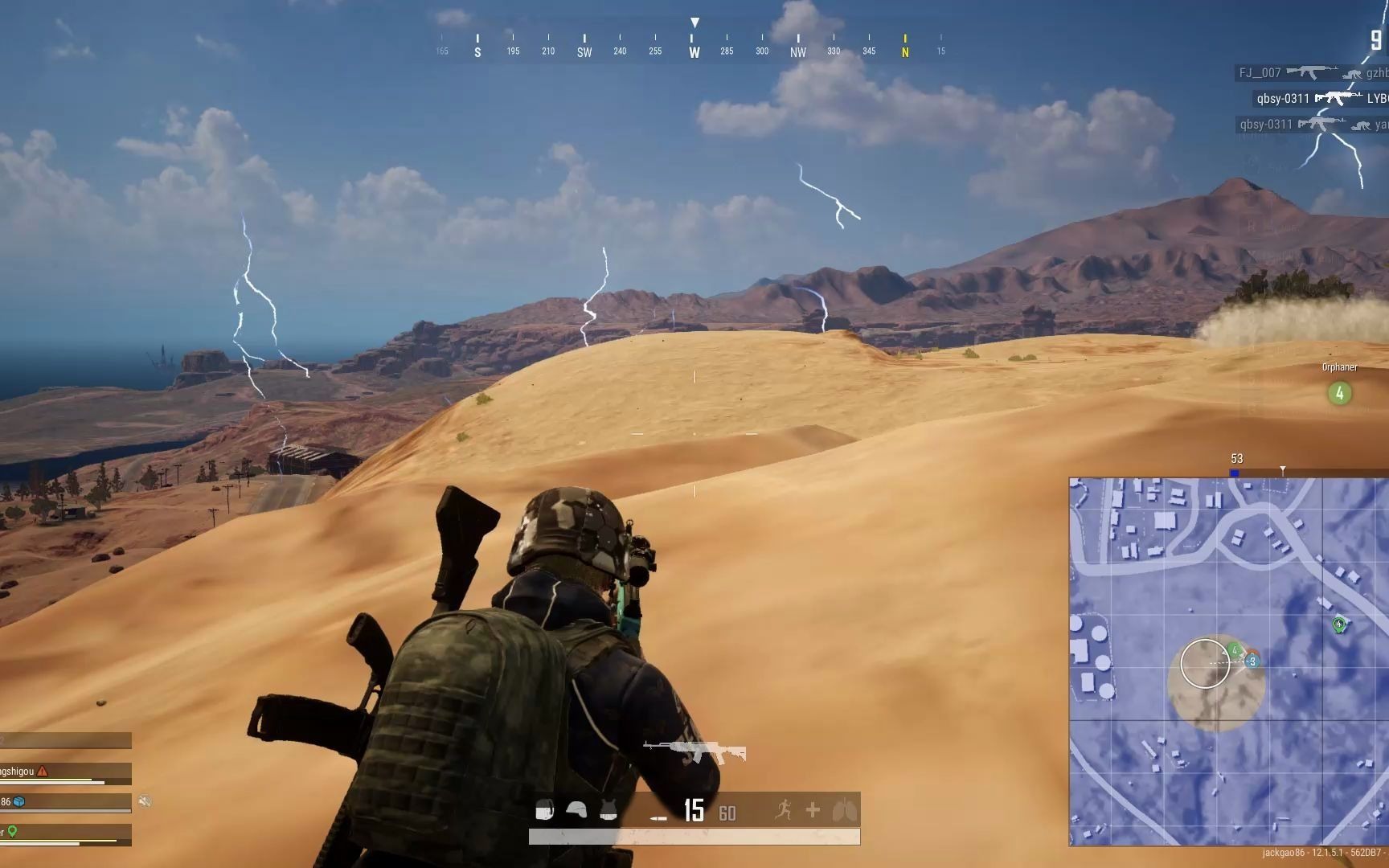 绝地求生 吃鸡 狮城南部山地 改版后第一次 2021.6.