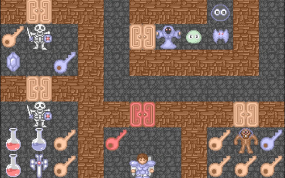 魔塔经典24层开启隐藏关卡击败大章鱼攻略