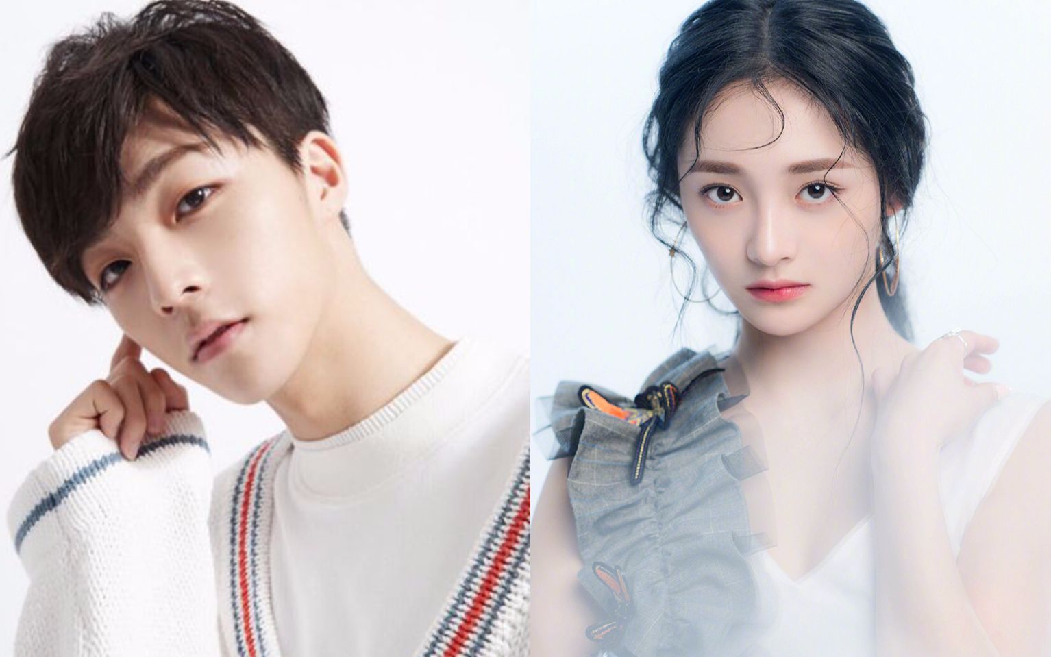 周洁琼&陈立农又一个限定组合,养眼就完事了