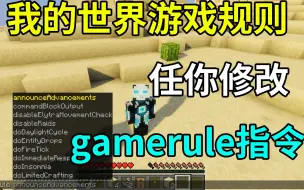 下载视频: 我的世界:游戏规则任你修改，常用的五个gamerule指令