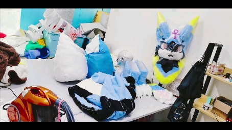 【兽装装箱】侍剑犬兽装工作室新毛交付-侦探_哔哩哔哩_bilibili