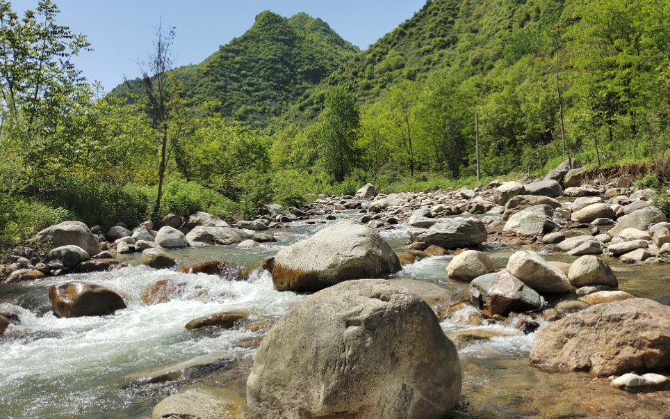 陕西:宝鸡安平沟森林公园,自然风光,诗情画意