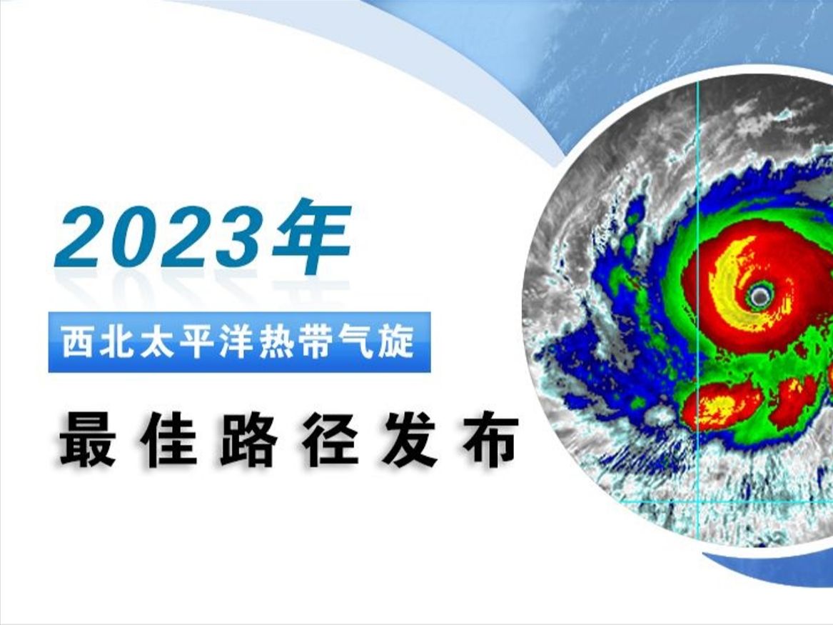 【台风地理】CMA2023年太平洋台风季热带气旋最佳路径数据集&初报对比哔哩哔哩bilibili