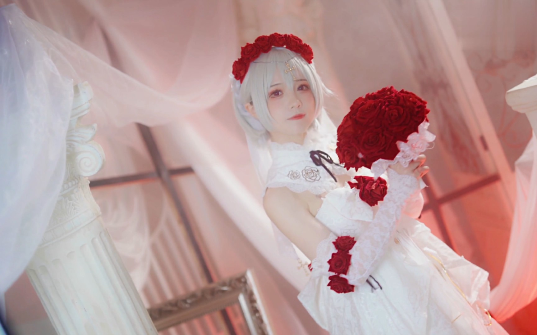 德丽莎世界第一可爱!〖崩坏三·月下初拥cos