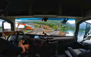 Download Video: 「前方展望」沿南福尔峡湾东岸的E6公路驾驶沃尔沃 | Volvo FH540 8x4 POV #553