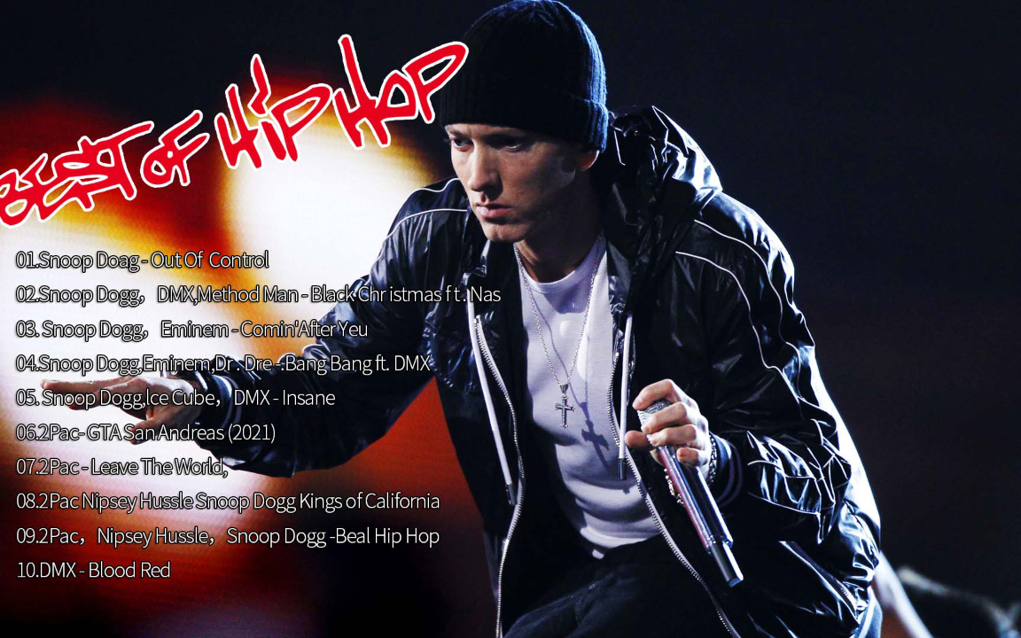 最佳经典说唱歌曲best hiphop mix 埃米纳姆 Eminem snoop dog哔哩哔哩bilibili