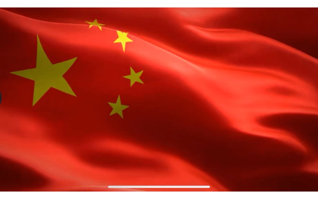 五星红旗飘扬红色素材